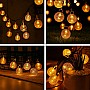 Гірлянда LED-ланцюг LightZone 10 кульок (золотисті) 2,25м на батарейках