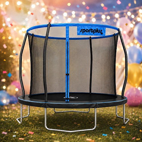 Батут садовий SportPlus СП-Т-305 Blue внутрішня захисна сітка