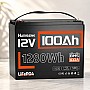 LiFePO4 12V/100Ah Акумулятор Humsienk з BMS для систем резервного живлення