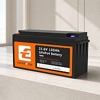 LiFePO4 24V 100Ah Акумулятор Lithtech з Bluetooth 2560Wh, 100A, BMS
