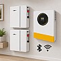 11 кВт Комплект Гібридний інвертор Anenji з Wi-Fi + 2 акумулятора DAH Solar 51.2V 100Ah, BMS, Bluetooth для резервного живлення