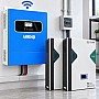11 кВт LiFePO4 Комплект резервного живлення з Wi-Fi інвертор Anenji 11 кВт + 2 акумулятора 51,2V/100Ah Dipower для квартири, офісу