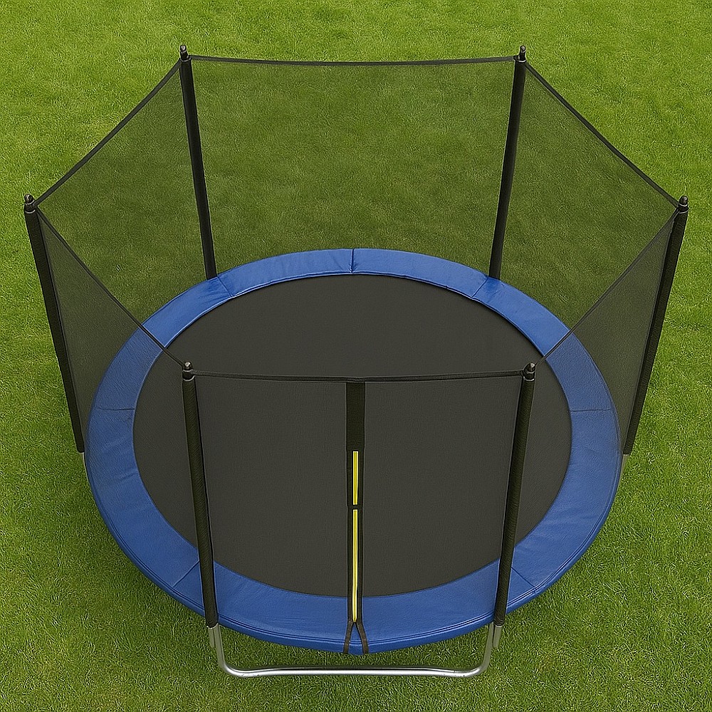 Батут FunJump 252 см захисна сітка, 8 футів дитячий стрибковий