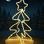 Новорічна світлодіодна декоративна фігура Ялинка LightZone, теплий білий
