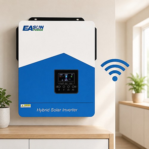 3,2 кВт Інвертор Easun Power з WiFi, гібридний, з чистою синусоїдою