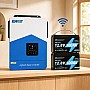 3,2 кВт LiFePO4 Комплект резервного живлення Інвертор Easun Power з WiFi + 2 акумулятора 12V 100Ah Ameisentech