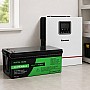 3,8 кВт*год LiFePO4 Комплект резервного живлення інвертор Humsienk 1 кВт + 12V/300Ah акумулятор Datouboss