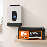 4.2кВа LiFePO4 Комплект резервного живлення Інвертор Daxtromn SP-4200 + акумулятор 24V 100Ah Lithtech з Bluetooth