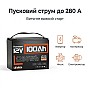 LiFePO4 12V/100Ah Акумулятор Humsienk з BMS для систем резервного живлення
