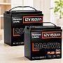 Комплект LiFePO4 4096 Вт*год 12V/160Ah 2 акумулятора Humsienk 2048 Вт для систем резервного живлення