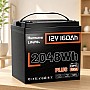 LiFePO4 12V/160Ah 150A BMS акумулятор Humsienk 2048 Вт*год для систем резервного живлення