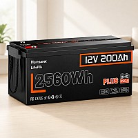 Lifepo4 12V/200Ah 250A BMS акумулятор Humsienk 2560 Вт*год, 250A BMS для систем резервного живлення