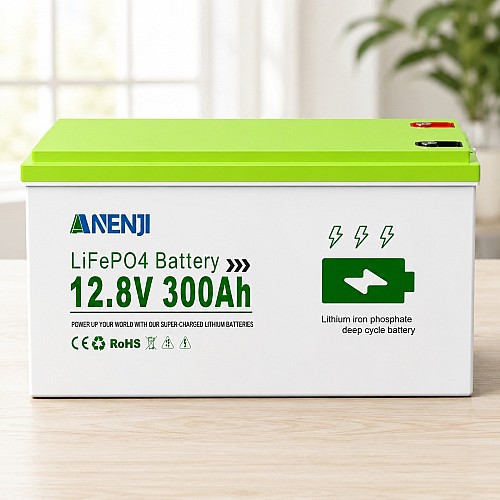 LiFePO4 12V/300Ah Акумулятор Anenji для резервного живлення з BMS Grade A