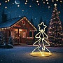 Новорічна світлодіодна декоративна фігура Ялинка LightZone, теплий білий