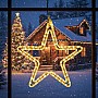 Новорічна Світлова фігура "Зірка" LightZone тепле світло, таймер, IP44