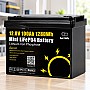 LiFePO4 12V/100Ah Акумулятор GoKWh Mini для резервного живлення будинку, квартири з BMS