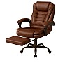 Офісне крісло Boss 23286 Reg, з підніжкою Коричневе комп'ютерне крісло