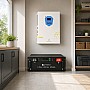 6,2 кВт LiFePO4 Комплект резервного живлення: гібридний інвертор Daxtromn + 51.2V 100Ah Lithtech акумулятор для будинку, квартири