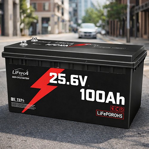 LiFePO4 24V/100Ah Акумулятор Idzlldi BMS, для для резервного живлення будинку, квартири