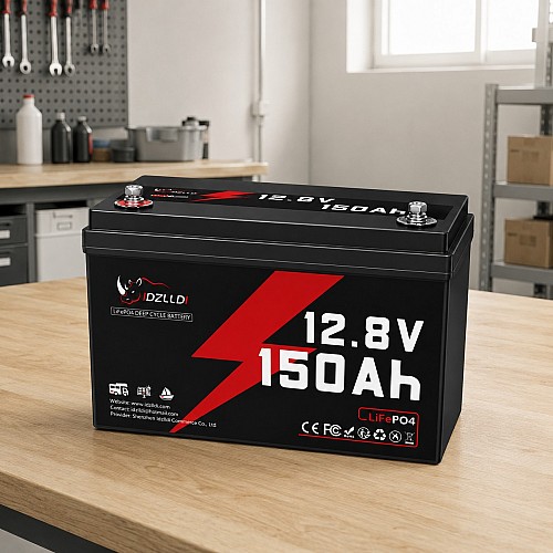 LiFePO4 12V 150 Ah Акумулятор Idzlldi BMS, для для резервного живлення будинку, квартири