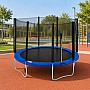 Батут Eliton 252 см з сіткою синій