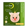 Декоративна ялинкова іграшка-куля Янгол з миготливим носом Light Zone