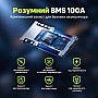 LiFePO4 12V/100Ah Акумулятор CyperOcean з BMS 100 А для систем резервного живлення