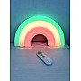 Неоновий світильник на стіну, декоративний нічник NEON веселка