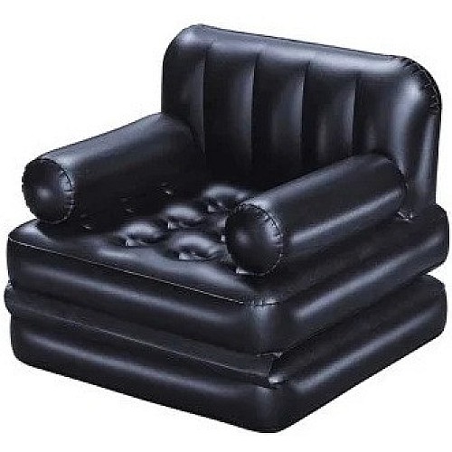 Крісло надувне розкладне Bestway 75114 (191 x 97 x 64см) чорне