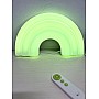 Неоновий світильник на стіну, декоративний нічник NEON веселка