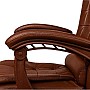 Офісне крісло Boss 23286 Reg, з підніжкою Коричневе комп'ютерне крісло