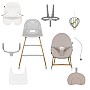 Стільчик для годування Lionelo DALIA SET GREY STONE