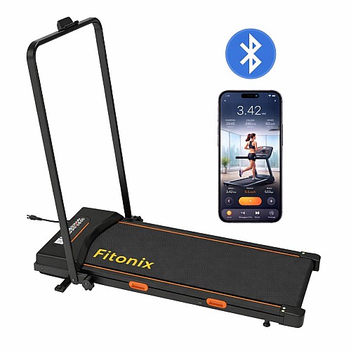 Бігова доріжка - дуга 12 км/год, до 120 кг, 1100вт Bluetooth, тиха, Електрична Fitonix 12BT Оригінал