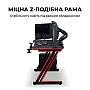 Оригінальний геймерський ігровий стіл ThroneX з карбоновим покриттям, гачком для навушників, Чорний з червоним Посилений