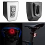 Велосипедний ліхтар габарит T11-15LED Red + кліпса + microUSB + 5 режимів