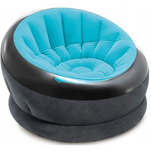 Крісло надувне Intex 68582-blue (112 x 109 x 69см)