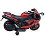 Дитячий електромотоцикл VOLSO VS1900R 12V, до 40 кг, музика, червоний