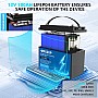 LiFePO4 12V 100Ah Акумулятор MFUZOP 1280Wh, 100A, BMS