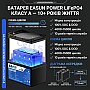 4,2 кВт LiFePO4 Комплект резервного живлення Інвертор Anenji WiFi + 2 акумулятора 12V 100Ah Easun Power для квартири, будинку