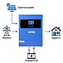 4,2 кВт LiFePO4 Комплект резервного живлення Інвертор Anenji WiFi + 2 акумулятора 12V 100Ah Easun Power для квартири, будинку
