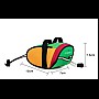 Велосумка під сідло Roswheel 15х7х7.5 см