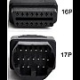 Перехідник для сканера Mazda Mazda 17 Pin OBD 2 ELM327 адаптер