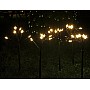 Садові світильники зі зірками 6 шт. LED, таймер 6 годин, теплий білий