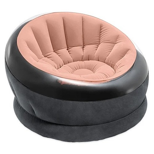 Крісло надувне Intex 68582-coral (112 x 109 x 69см)