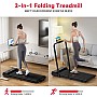 Бігова доріжка складна з дугою Treadmill C1 Чорна, до 90 кг Уцінка