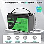 3,2 кВт LiFePO4 Комплект резервного живлення Інвертор Easun Power з WiFi + 2 акумулятора 12V 100Ah Datouboss