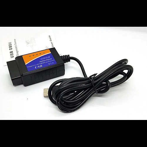 Сканер USB помилок авто діагностика ELM327 V1.5 PIC 25K80 OBD2 обд2 усб
