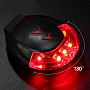 Велосипедний ліхтар габарит ACS-088+2Laser + microUSB + 7 режимів + 2 лазера