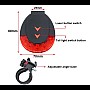 Велосипедний ліхтар габарит ACS-088+2Laser + microUSB + 7 режимів + 2 лазера