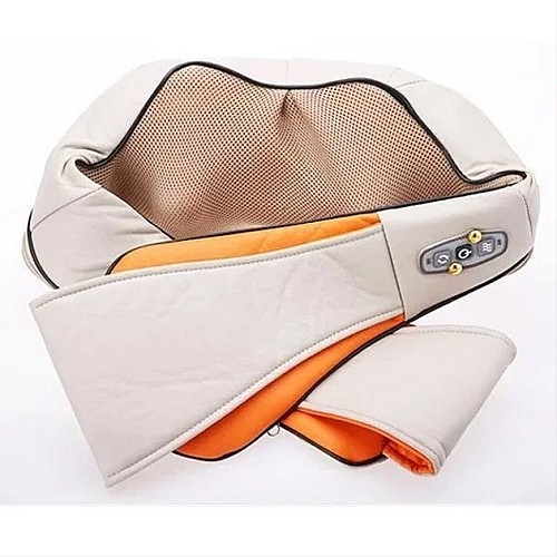 Універсальний роликовий масажер для спини та шиї Massager of Neck Kneading з ІЧ-прогріванням
